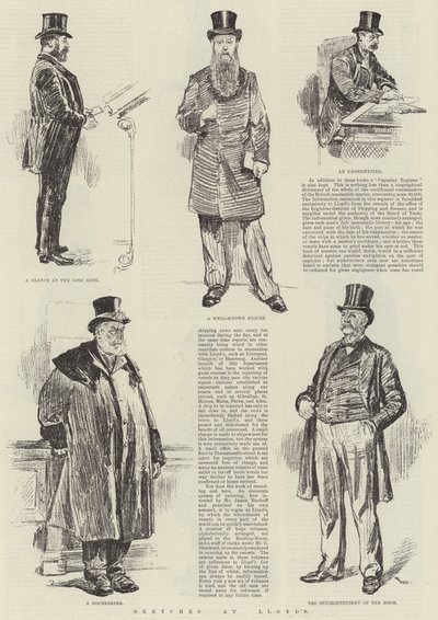 Esboços no Lloyd&39;s de William Douglas Almond